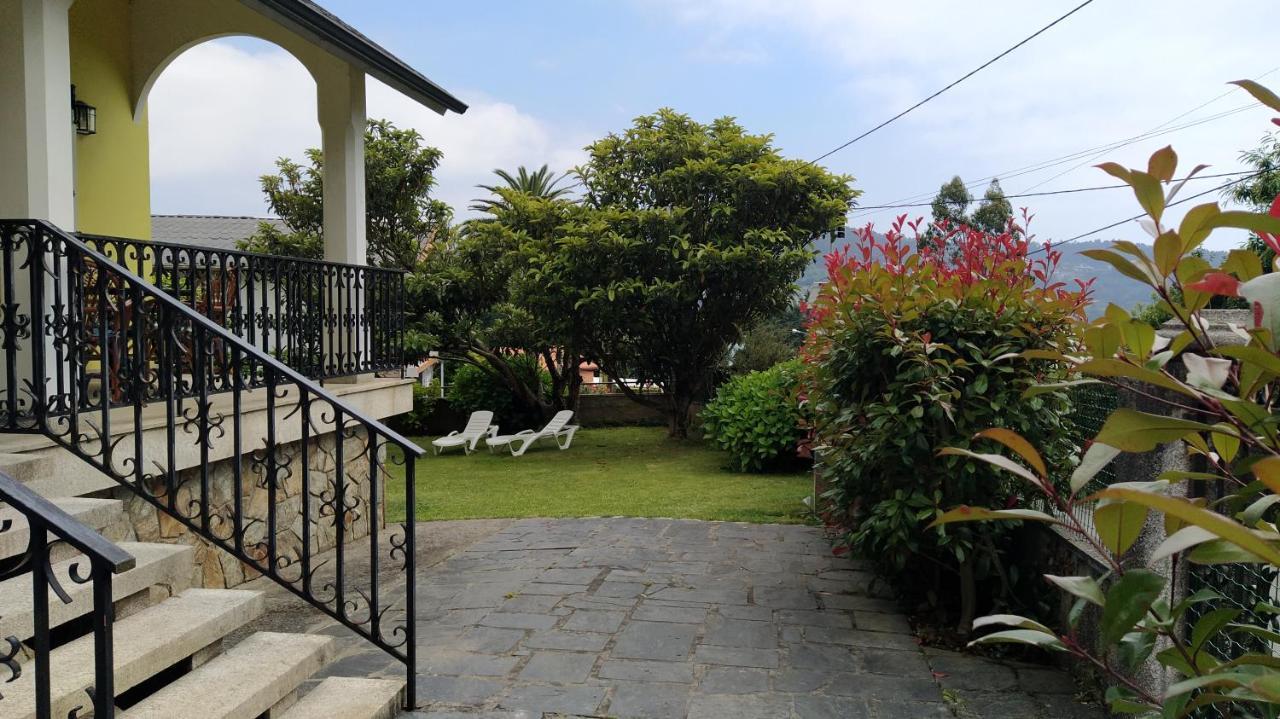 Casa Con Jardin En La Playa De Almieiras Villa Fene Eksteriør billede